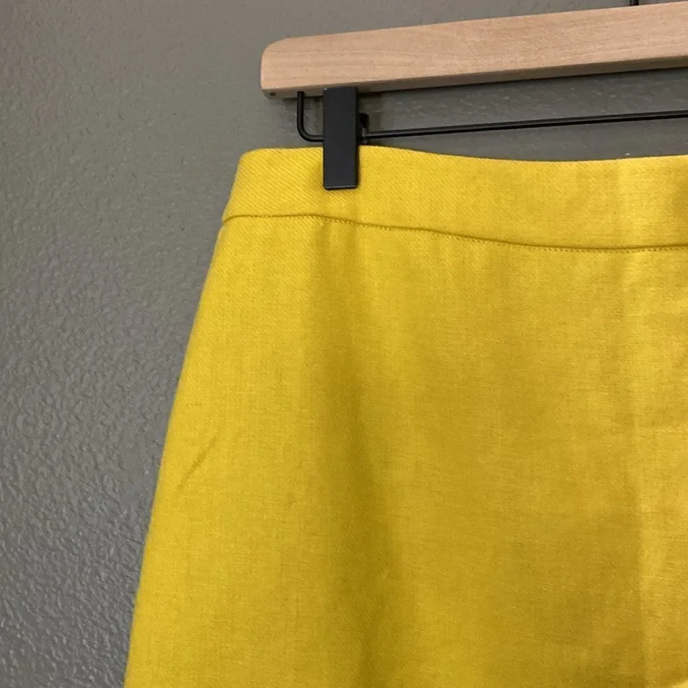 Cabi 992 Curry Marigold Yellow Skirt